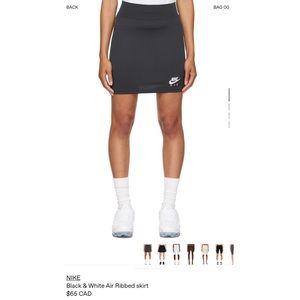 Nike Air ribbed skirt
